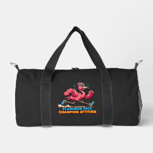 Flamingo Pace Champion Attitude Running Design Duffle Bag
