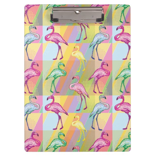 Flamingo Parade Clipboard (Front)