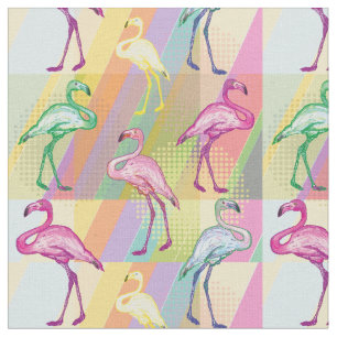 Flamingo Parade Fabric