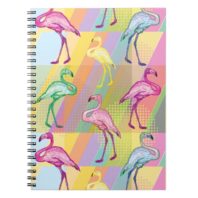 Flamingo Parade Notebook (Front)