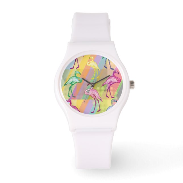Flamingo Parade Watch (Front)