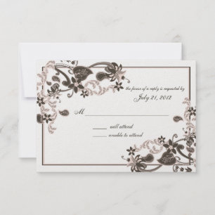 Flamingo Paradise RSVP Card