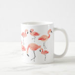 Flamingo Party Coffee Mug<br><div class="desc">Hand painted pink flamingo pattern design by Shelby Allison.</div>
