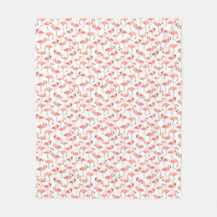 Flamingo Party Fleece Blanket