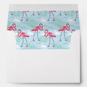 Flamingo Pattern Envelope