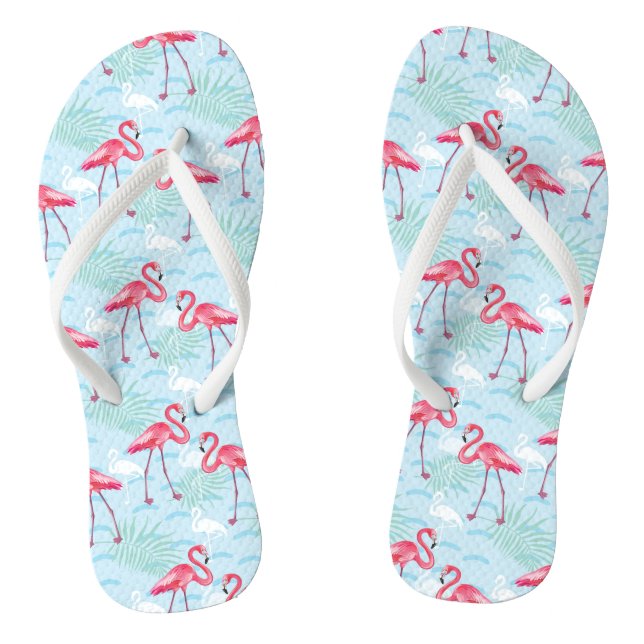 Flamingo Pattern Jandals (Footbed)