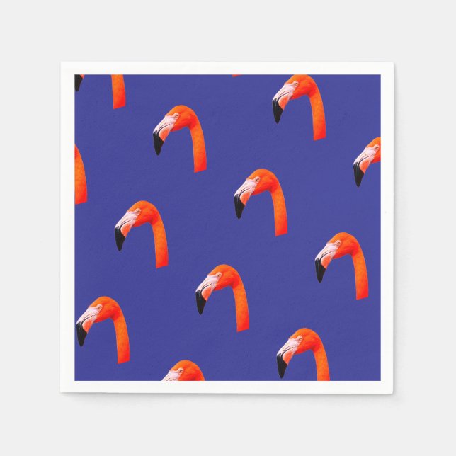 Flamingo-Pattern  Napkin (Front)