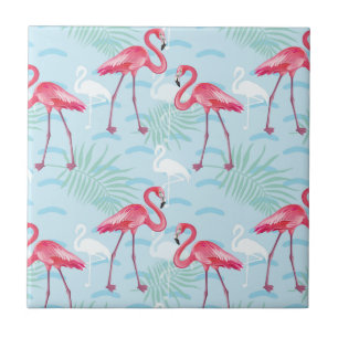 Flamingo Pattern Tile