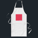 Flamingo pink colour name long apron<br><div class="desc">Flamingo pink colour name</div>
