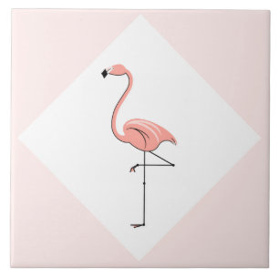 Flamingo Pink Diamond flip tile
