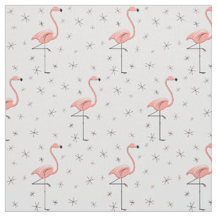 Flamingo Pink fabric