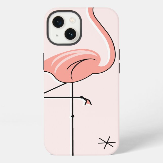 Flamingo Pink iPad case (Back)