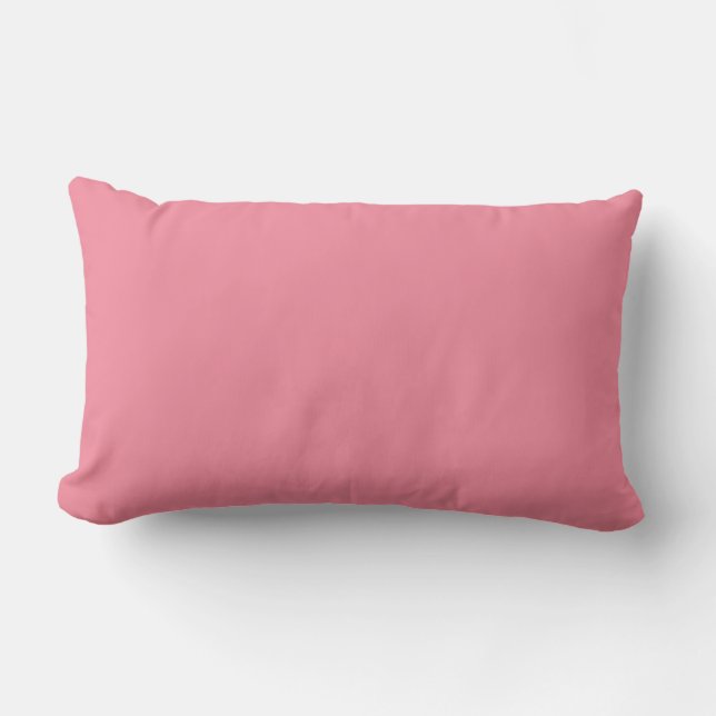Flamingo Pink Lumbar Cushion (Front)