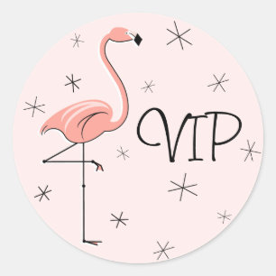 Flamingo Pink VIP sticker