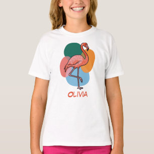 Flamingo Pop art colorful T-Shirt