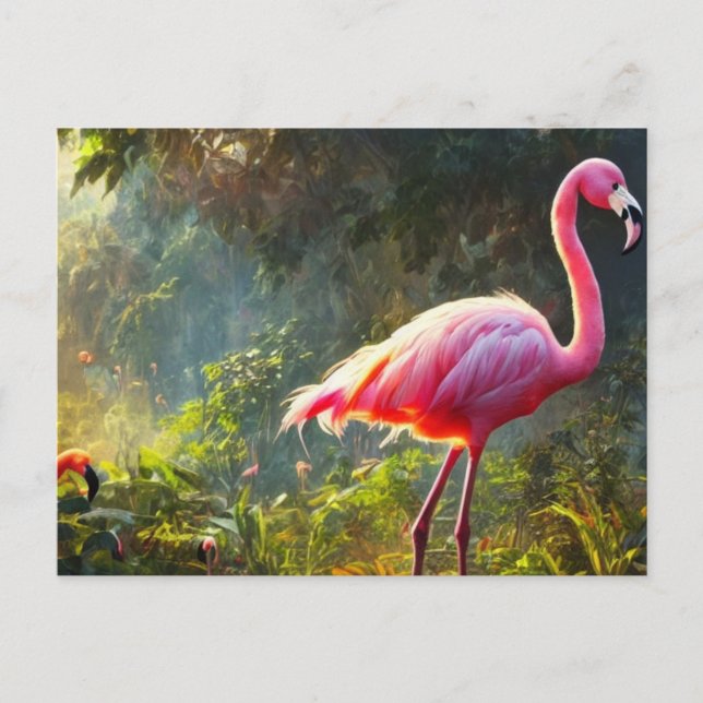 Flamingo  postcard (Front)