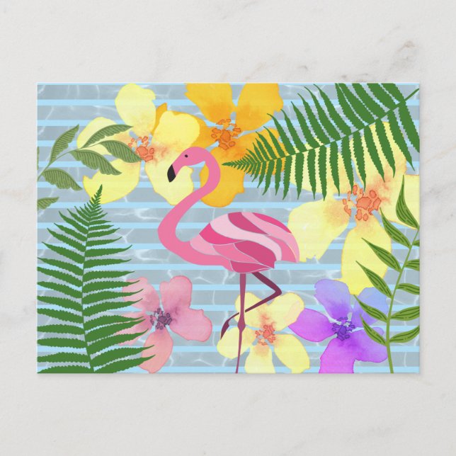 Flamingo Postcard (Front)