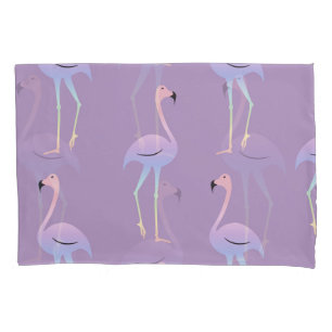 Flamingo Rainbow: Colourful Seamless Pattern. Pillowcase