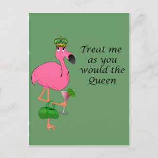 Flamingo Recipe Card