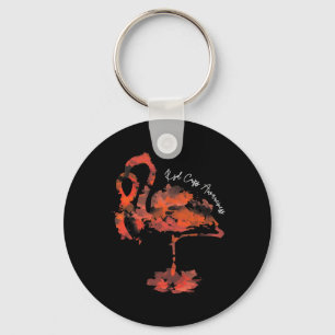 Flamingo Rsd Crps Awareness  Key Ring