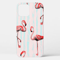 Flamingo seamless pattern