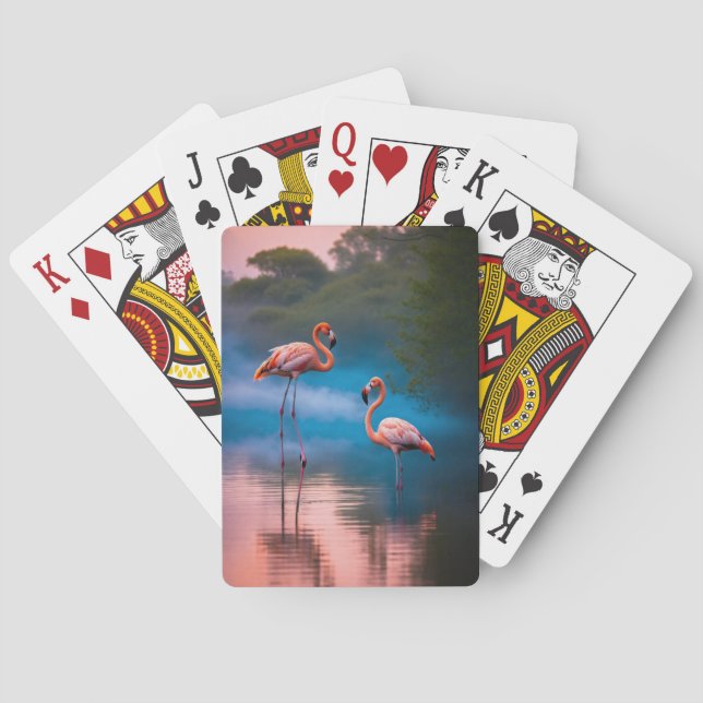  Flamingo Serenity Playing Cards (Back)