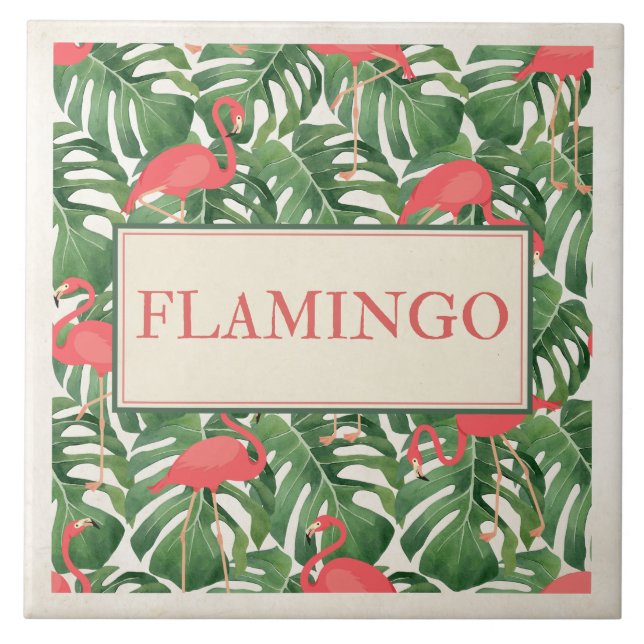 Flamingo sign tile (Front)