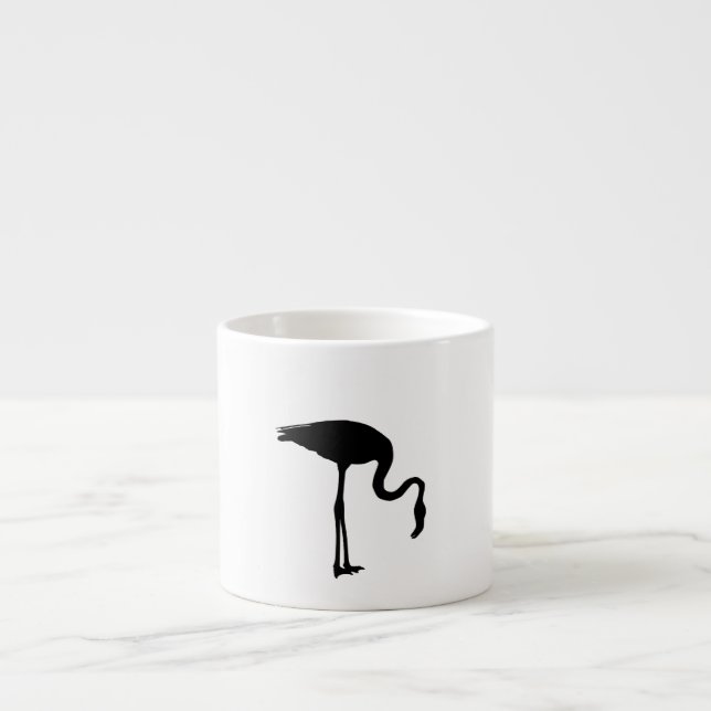 Flamingo Silhouette Espresso Cup (Front)