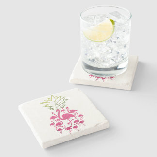 Flamingo Stone Coaster| Lover Stone Coaster