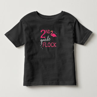 Flamingo Student Senior Happy 2nd Grade Flock Toddler T-Shirt