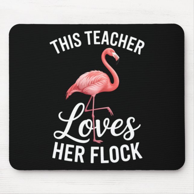 Flamingo Teacher Cl Mouse Pad (Front)
