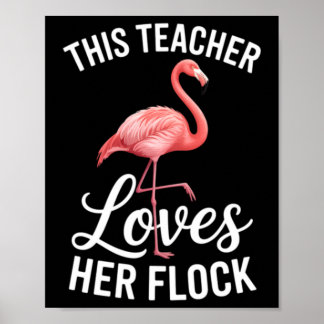 Flamingo Teacher Cl Poster