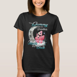 Flamingo This Gammy Loves Her Grandkids To The Moo T-Shirt