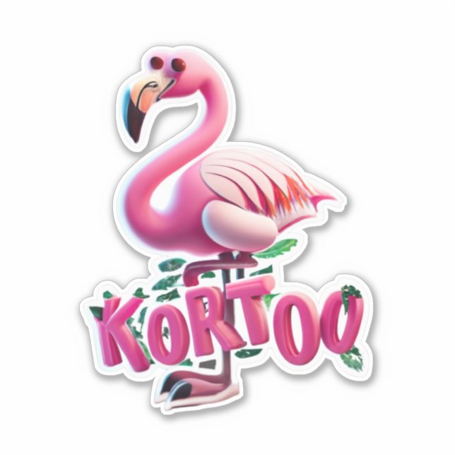 Flamingo Transform Your Space with Stickers (Front)