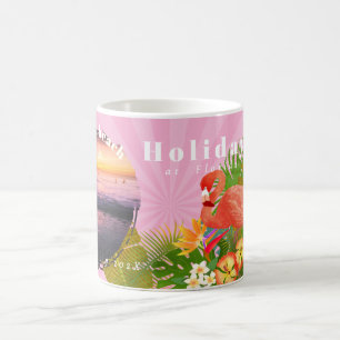 Flamingo Tropical Memories Photo Pink Mug