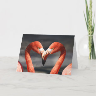 Flamingo Valentines Day Card