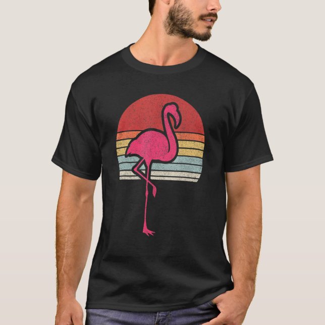 Flamingo Vintage Retro Flamingo   T-Shirt (Front)