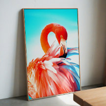 Flamingo wall art