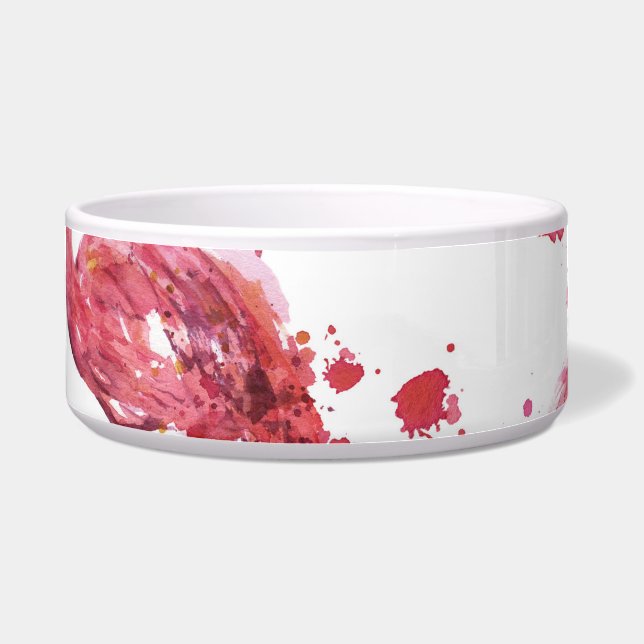 Flamingo watercolor pattern, vibrant design. (Front)