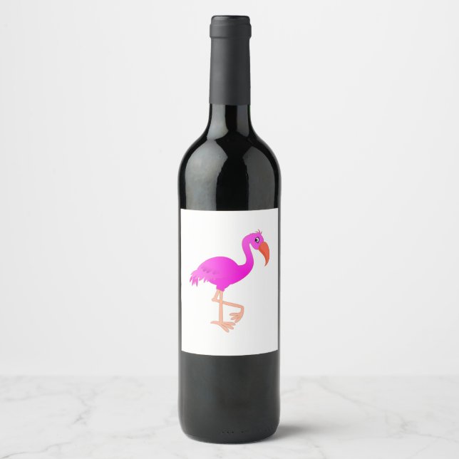Flamingo Wine Label (Front)
