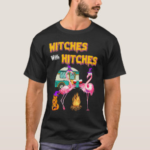 Flamingo Witches With Hitches T-Shirt