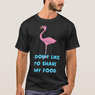Flamingo with a sweets birthday  T-Shirt