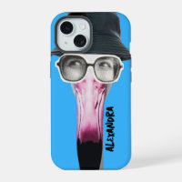 Flamingo with Funky Glasses, Unique Animal