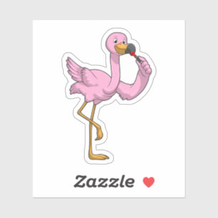 Flamingo with Lipstick