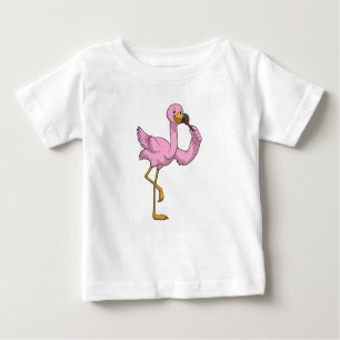 Flamingo with Lipstick Baby T-Shirt