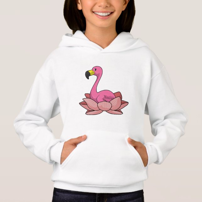 Flamingo with Lotus flower (Front)
