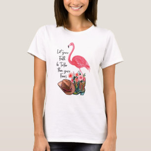 Flamingo with pink flamin T-Shirt