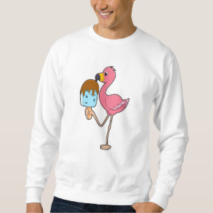Flamingo with Popsicle Sweatshirt