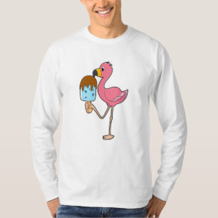 Flamingo with Popsicle T-Shirt