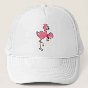 Flamingo with Purse Trucker Hat